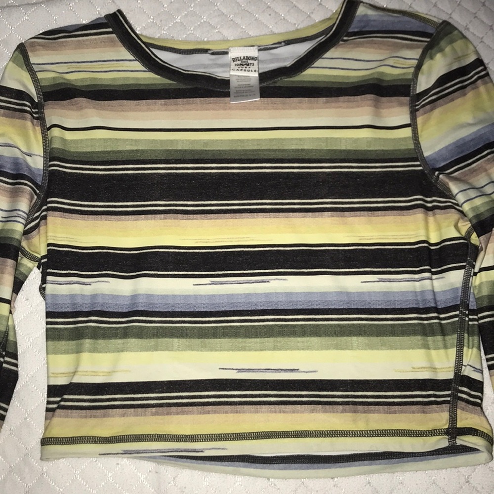 Billabong love sleeve crop top